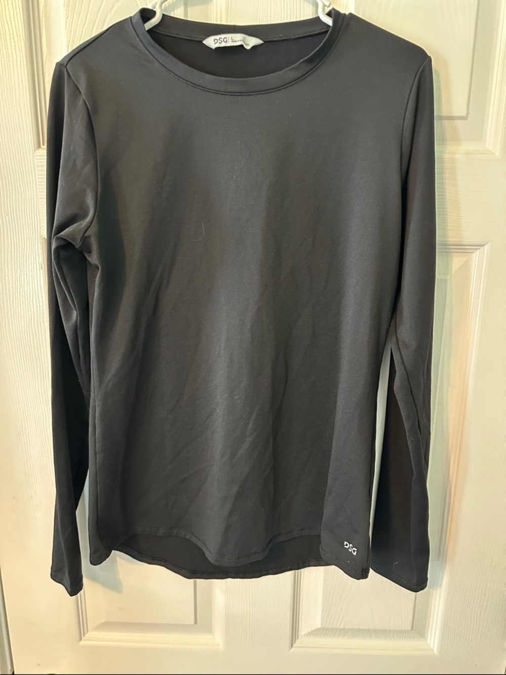 DSG Black Long Sleeve Crew Shirt (L)